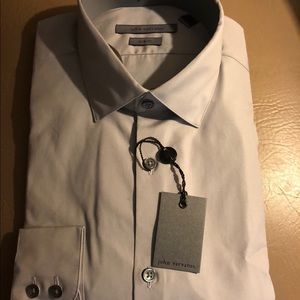 John Varvatos Gray Dress Shirt